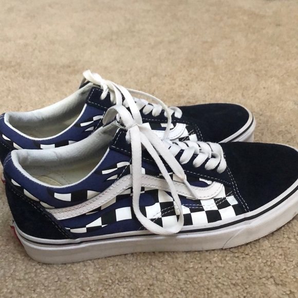 checker flame old skool